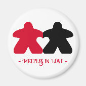 恋するメープル、赤と黒のマグネット マグネット (正面)