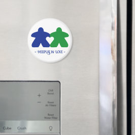 恋するメープル、青と緑のマグネット マグネット