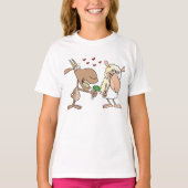 恋するヤギと羊 Tシャツ (正面)