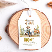 恋するラブフィッシャーマンデービーおもちゃのシャワー ギフトタグ