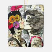 恋する二人の女性 |プライドキス セラミックオーナメント (左)