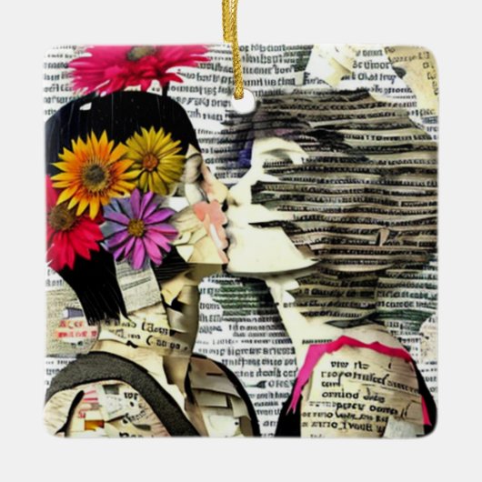 恋する二人の女性 |プライドキス セラミックオーナメント (正面)