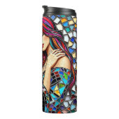 恋する二人の女性 | モザイクフェイクタイルスタイル タンブラー (回転右)