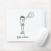 恋する介さんイラスト マウスパッド (マウス)