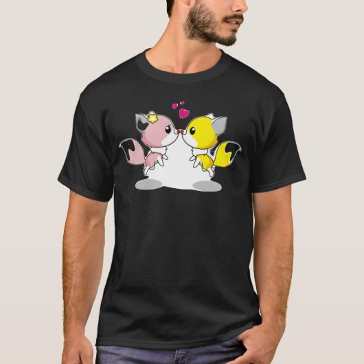 恋する動物の友達 Tシャツ (正面)