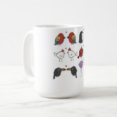 恋する小鳥 コーヒーマグカップ (正面左)