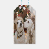 恋する犬たちのメリークリスマス ギフトタグ (裏面)