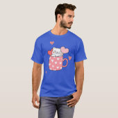 恋する猫と少年 Tシャツ (正面フル)