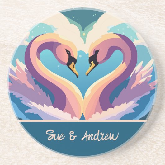 恋する白鳥 コースター (正面)
