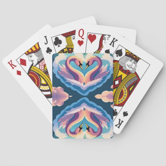 恋する白鳥 トランプ (裏面)