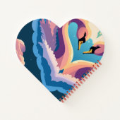 恋する白鳥 ノートブック (裏面)