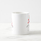 恋する雪だるまの女の子 コーヒーマグカップ (中央)