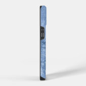恋する青い花のスマホケース iPhoneケース (右側面)