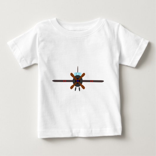恋する飛行機 ベビーTシャツ (正面)