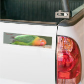 恋する鳥の睡眠 バンパーステッカー (トラック上)