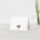 恋とキスの季節の挨拶 サンキューカード (裏面)