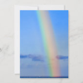 恋と幸福の虹結婚は 招待状 (裏面)