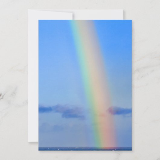 恋と幸福の虹結婚は 招待状 (裏面)