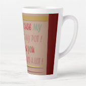 恋と抱き合いに酒を飲む カフェラテマグ (右)