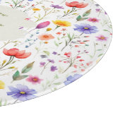 恋と花の国カラフルの野花 カッティングボード (角)