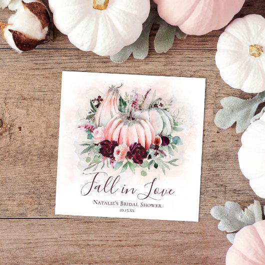 恋におちるパンプキン スタンダードカクテルナプキン