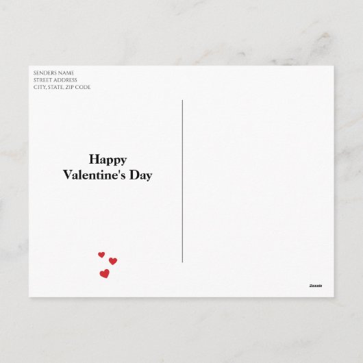 恋にかまれる| Shark Boy Valentineおもしろいも同様 シーズンポストカード (裏面)