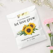 恋にヒマワリの種を成長させ結婚る フェイバーバッグ (封をした状態)