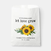 恋にヒマワリの種を成長させ結婚る フェイバーバッグ (正面)