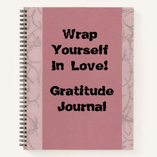 恋に包め感謝ジャーナル ノートブック (正面)