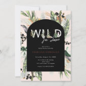 恋に夢中である | ジャングルブライダルシャワー 招待状 (正面)