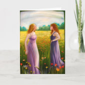 恋に夢中のレズビアン カード (正面)