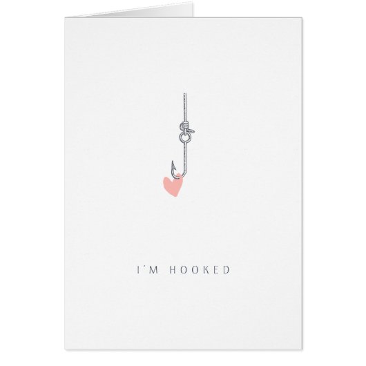 恋に夢中 |甘いグリーティシンプルングカード (正面)