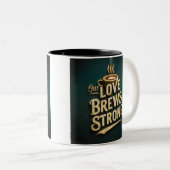 恋に強き ツートーンマグカップ (正面右)