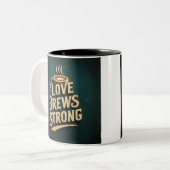 恋に強き ツートーンマグカップ (正面左)