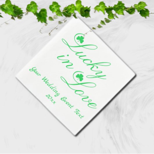 恋に恵まれている スタンダードカクテルナプキン