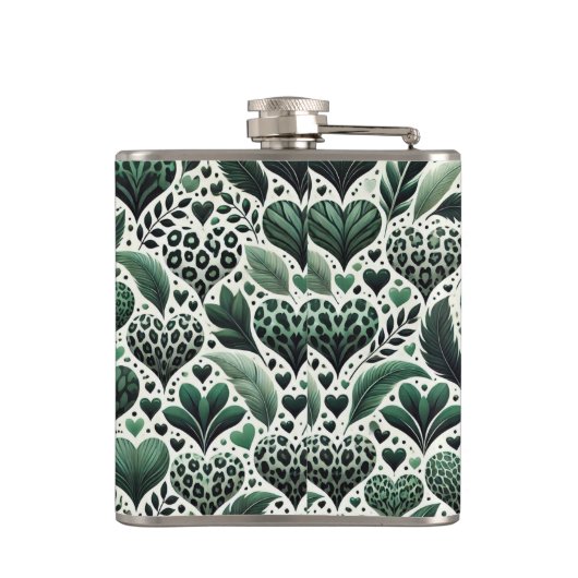 恋に恵まれている フラスク (裏面)