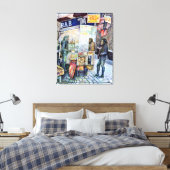 恋に悩み恋に悩む キャンバスプリント (インサイチュ (寝室))