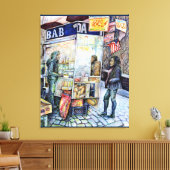 恋に悩み恋に悩む キャンバスプリント (インサイチュ (リビング))