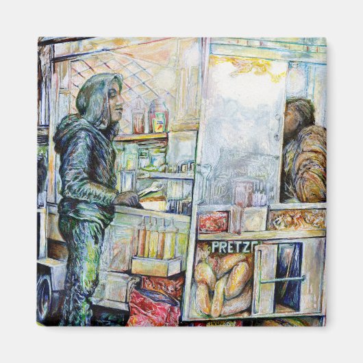 恋に悩み恋に悩む マグネット (正面)