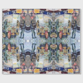 恋に悩み恋に悩む ラッピングペーパー (フラット)