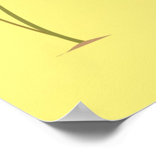 恋に悩むウミガメ ポスター (角)