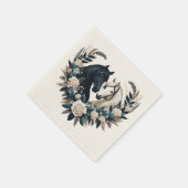 恋に悩む田舎結婚の馬 スタンダードカクテルナプキン (角)