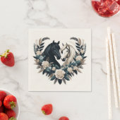 恋に悩む田舎結婚の馬 スタンダードカクテルナプキン (インサイチュ)