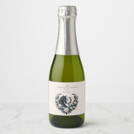 恋に悩む田舎結婚の馬 スパークリングワインラベル