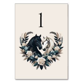 恋に悩む田舎結婚の馬 テーブルナンバー