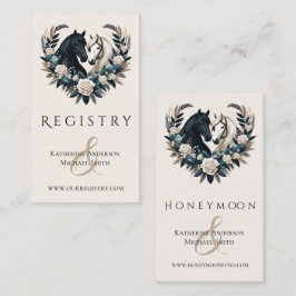 恋に悩む田舎結婚の馬 名刺