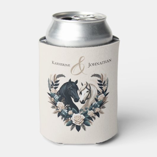 恋に悩む田舎結婚の馬 缶クーラー (缶正面)