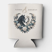 恋に悩む田舎結婚の馬 缶クーラー (正面)