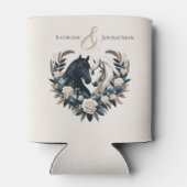 恋に悩む田舎結婚の馬 缶クーラー (裏面)