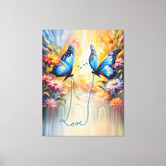 恋に悩む キャンバスプリント (正面)